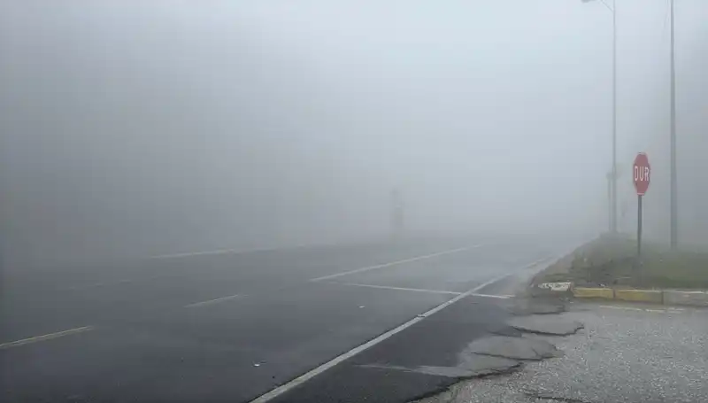 Bolu Dağı'nda Yoğun Sis, Trafik Güvenliğini Tehdit Ediyor