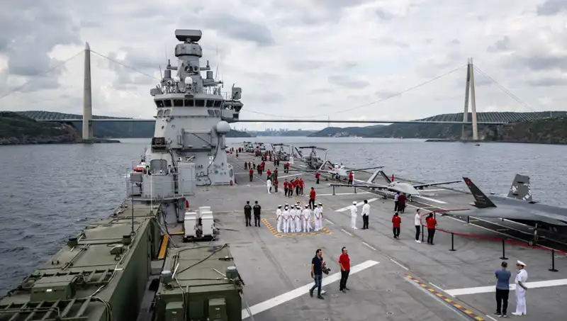 TCG Anadolu, Sarayburnu’ndan Zaferle Ayrılışının Hikayesini Yazdı