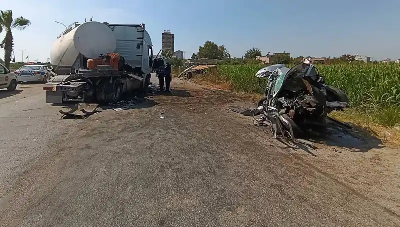 Adana'da Tanker Kazası: Otomobil ve Kamyon Faciası Yaşandı
