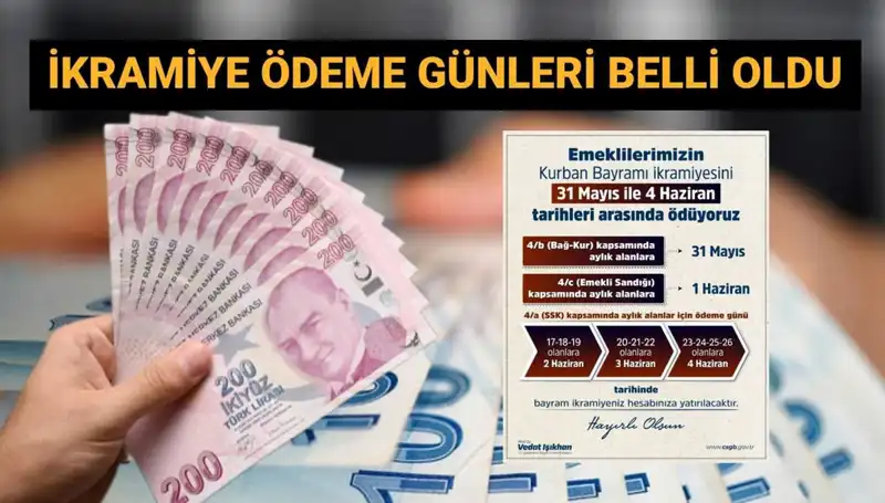 Emeklilere Bayram İkramiyeleri Ne Zaman Yatacak? Tüm Detaylar Burada!