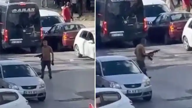 Başakşehir'de Dehşet Anları: Pompalı Tüfekle Sokağa Çıkan Şahıs Yolu Kapatıp Korku Salmıştı