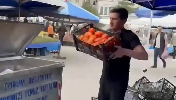 Domatesleri Çöpe Döken Pazarcıya Şok Cezalar: Rekor Üstüne Rekor