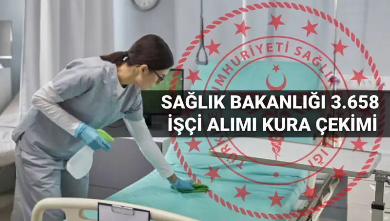 Sağlık Bakanlığı 2025’te 3.658 İşçi Alacak: Kura Takvimi Açıklandı