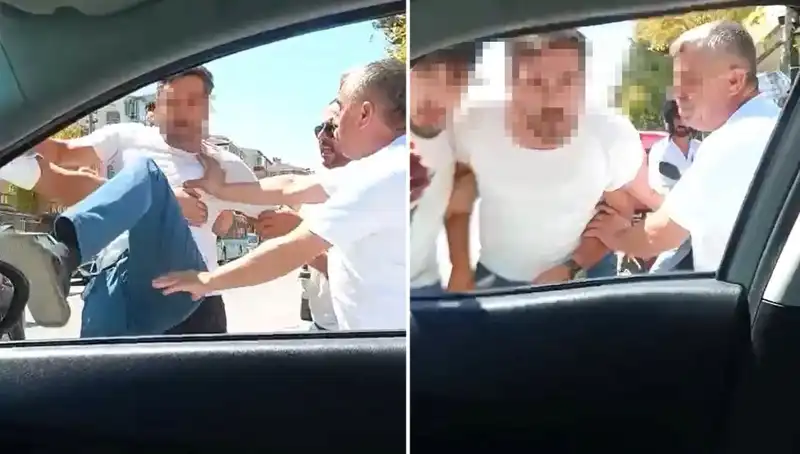 Dolmuş Şoförünün Trafikteki Dehşet Anları Sosyal Medyayı Salladı