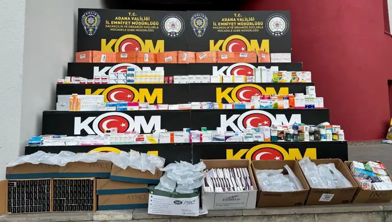 Adana’da Yasa Dışı İlaç Operasyonu: 5 Şüpheli Gözaltında