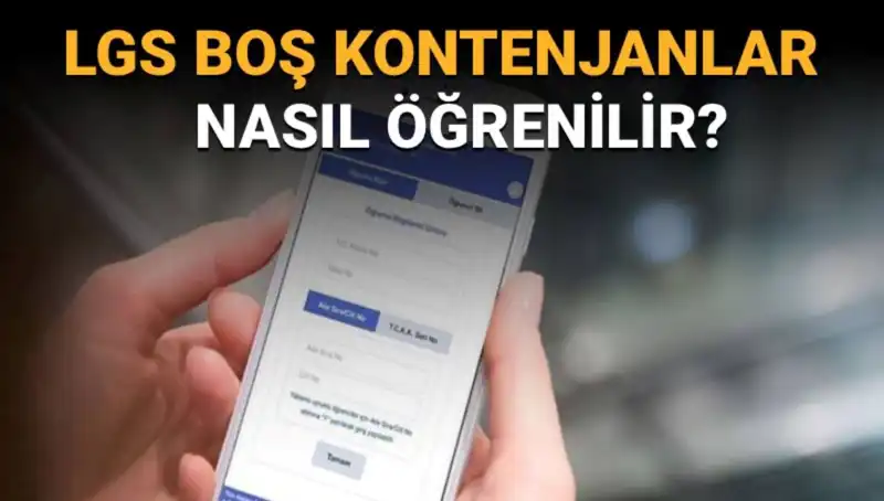 LGS Boş Kontenjanlar ve Taban Puanları: e-Okul ile Kolay Sorgulama Yöntemleri